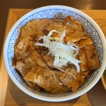 元祖豚丼屋 TONTON - 薄バラ豚丼大盛(10枚)