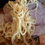 中華そば ちくりん - 新メニュー鰹!!の中華麺 安定の熊さんで自分好みの少し固め