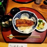 Unagi Shiki no Uta - うな丼　肝吸い　漬物