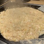 Monja Oshio Makoto Ten - 明太子もちチーズもんじゃ　1,480円