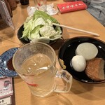 Hakuri Tabai Hanbee Takasaki Ekimae Ten - 【2023.8.3(木)】注文した料理と飲み物