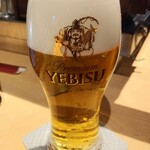 YEBISU BAR Chofu Sausugeto Ten - ヱビスニューオリジングラス385円