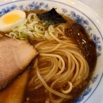 二代目 麺屋 こうじ - 麺は透明感がありサクッとした感じ