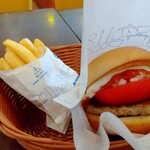 Mos Burger Natori Park Ten - 白いモスバーガー