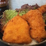 Kamakura Donburi Ichiba - ミックスフライ丼アップ