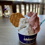 Kyoto Gelato & Cafe Ebisu Cho - ココナッツミルク + あまおう ¥690