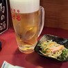 やきとり 志げる - 生ビール