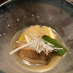 Shikikan Saito - 冷鉢玉子豆腐の揚げ茄子巻き、鰊煮