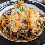 Soba Sennin - 人参かき揚げ×4、大根おろし♪