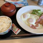 Denny's Fukushima Nishiguchi Ten - ベースドエッグモーニング（和食）