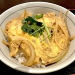 Mekiki no Ginji Matsumoto Higashiguchi Eki Ten - アジフライの卵とじ丼　アツアツで旨い！