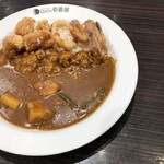 CoCo Ichiban Ya Tobu Shimo Akatsuka Eki Mae Ten - イカ野菜フライドチキンカレー（３辛）税込1,025円