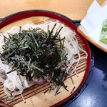 Towari Soba Yura - 2023年4月　更科ざる　桜えび入りかきあげそば　1300円