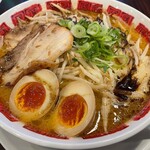 Bamiyan Nagano Inasato Ten - 炙り叉焼と黒マー油の味噌ラーメン