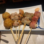 Yatai-ya Hakata Gekijo Musashi Urawa Ten - 焼き鳥5本盛り合わせ