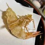 Tempura Yamaga - 有頭エビ