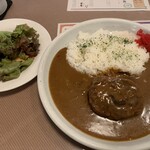 Cafe Restaurant Runa - カレーハンバーグ 1210円