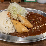 カレーとデミ カサネヤ - デミグライス750＋フィッシュフライ180＝930円