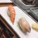 Tsukiji Sushi Sei Tsukiji Honten - エビ、北寄貝