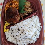 西友 - デミハンバーグ＆カルビ焼肉弁当¥399+税