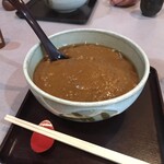 Ki An - 出汁少なめ　カレーと蕎麦が絡みまくります　見た目以上に辛い