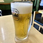 Monnaka Sakaba Kushinchu - 「生ビール」ハッピーアワーで380円也＋税。