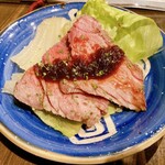 Date na Izakaya Akazaru - 仙台牛のローストビーフ