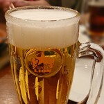 ビヤレストラン　銀座ライオン - 大人の★生。サッポロ生ビール黒ラベル  一度注ぎらしい