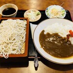 そば処 大むら - 料理写真:「ビーフカレーセット」1,400円税込み♫