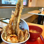 Ebino Ya Takaoka Aka Ojisan Ten - 海鮮天丼。1490円