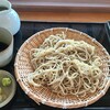 そば処　みのり - 二八蕎麦(広島県庄原市小田産と福島県坂井市丸岡産のブレンド)の盛り蕎麦(税込920円)
淡い緑の更級蕎麦、艶々として美しい