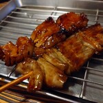 Yakitori Nishida Ya Wako Ten - しろ(160円)、牛シロコロ(200円)