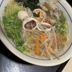 Kara Ten-don Arigatou Honpo - 海鮮塩ラーメン