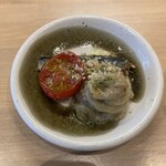 KINOHACHI Kyoto Ekimae - お通し　イワシと赤茄子