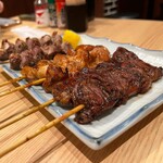 Yakitori no Hinata Kujo Ten - 手前からこころ、もも、砂ずり