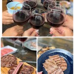 Minami Alps 36 - 遅れてきた組合流にて乾杯♪♪(*^^)o∀*∀o(^^*)♪
      【おまけ】持ち込みのお肉でBBQ♪
      国産黒毛和牛A5のシャトーブリアンがお安く手に入ったので…贅沢に♪(  ´艸`) 