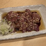 Ton Fukuya - 鶏レバ刺し(450円)