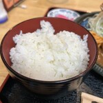 Yoshoku Miyabi - 定食セット (ご飯、味噌汁、漬物) ＋350円　