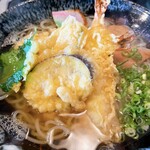 Hosouchi Udon Soba Dokoro Kansai Fukai Ten - 天ぷらきつねうどん大盛り