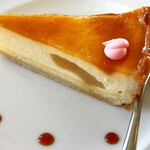 ザ・ロビーラウンジ - ピーチチーズケーキ（8月のマンスリーチーズケーキ）