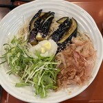 和風レストランまるまつ - 揚げ茄子おろしそば