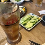 Kakuyasu Beer to Tetsunabe Gyoza 3 6 5 Sakaba Noborito Ten - 