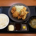 からやま - とり天 合盛り定食