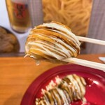 Hachi Hachi Sugamo Jizo Dori Ten - 【2023年06月】おつかれセット＠1,180円、たこ焼きのアップ。