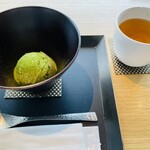 Maruyama Nori Ten Tsukuba Kojo Ten - 中嶋農法 抹茶アイスクリーム(ほうじ茶付き)