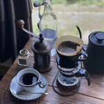 シェルターガーデン 日光 - 部屋に帰ってミルからコーヒーを入れました。