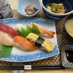 Okina Zushi - にぎり膳＝1350円 税込
                        ※ランチメニュー