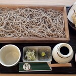 Soba Dokoro Furyu - げそ天板そば 大盛(1,000円＋150円也) なかなかどうして‥