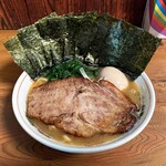 Ramen Kurumaya - ラーメン1000円。海苔増し200円。