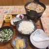 うり坊の郷カタマタ - 料理写真:うり坊名物猪肉定食 1,100円